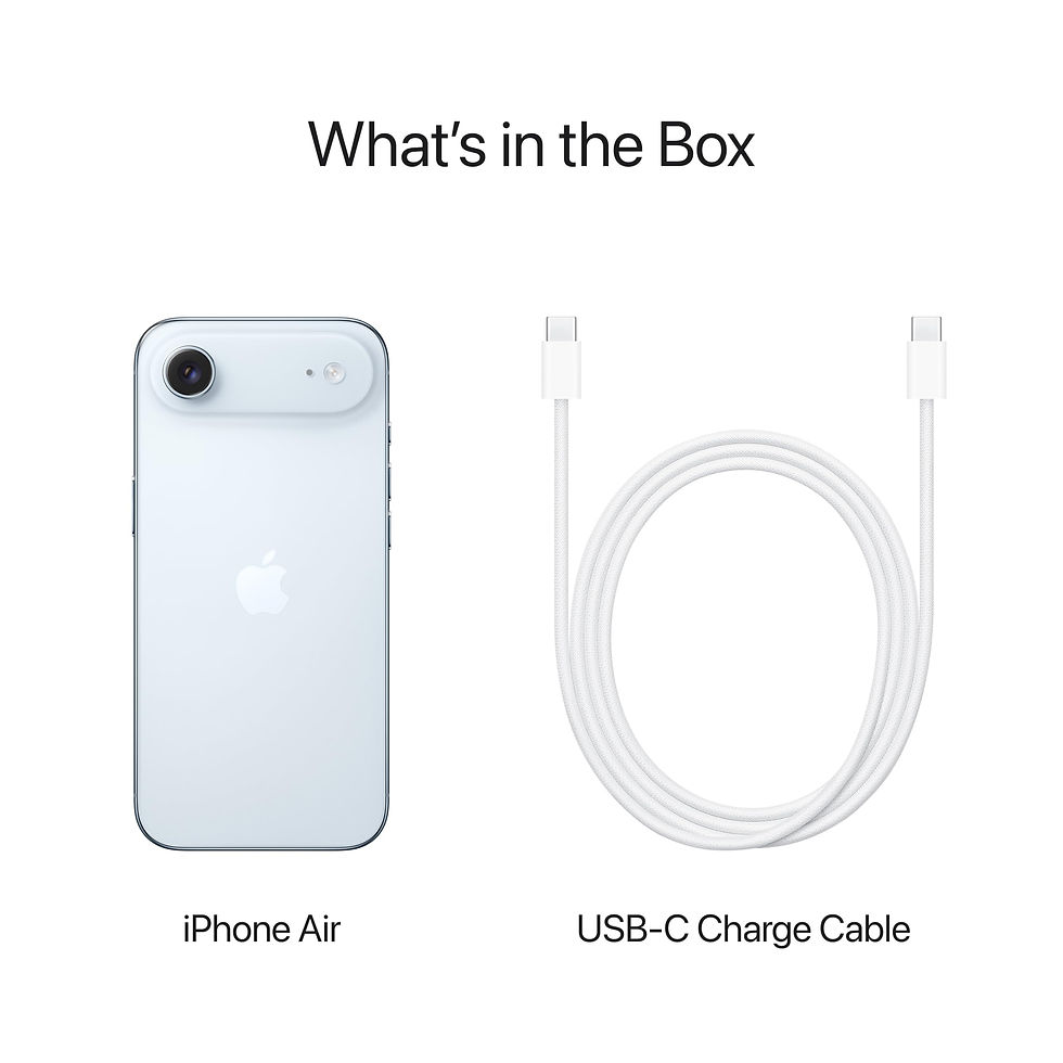 Thumbnail: Apple iPhone Air 256 GB: Thinnest iPhone Ever, 6.5-inch Display with ProMotio...