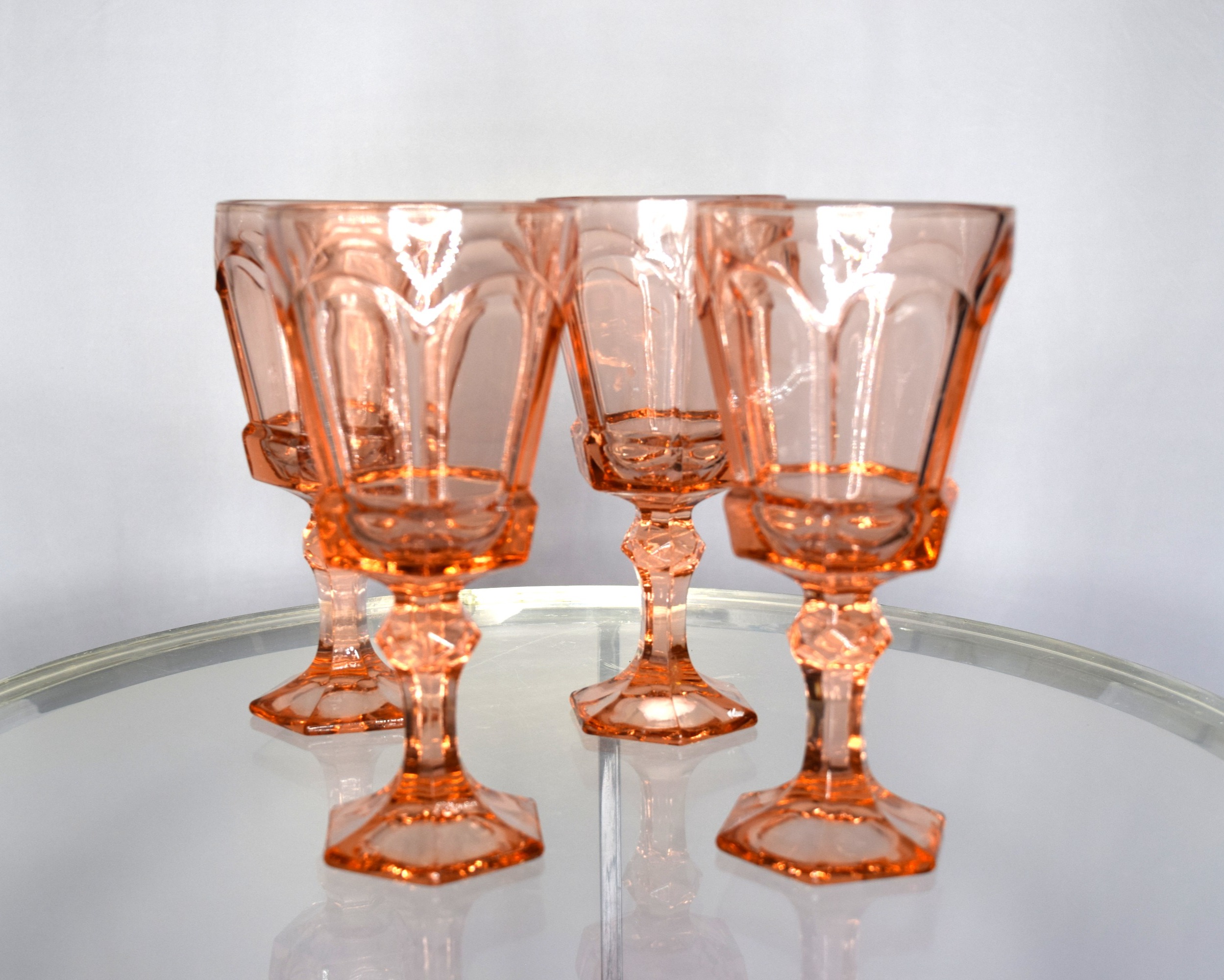 Vintage Glass Goblets