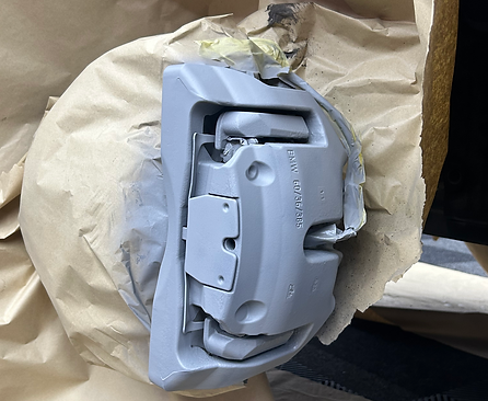 brake calliper respraying