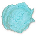 Blue Moon ice cream with a bright blue color and fruity vanilla flavor.