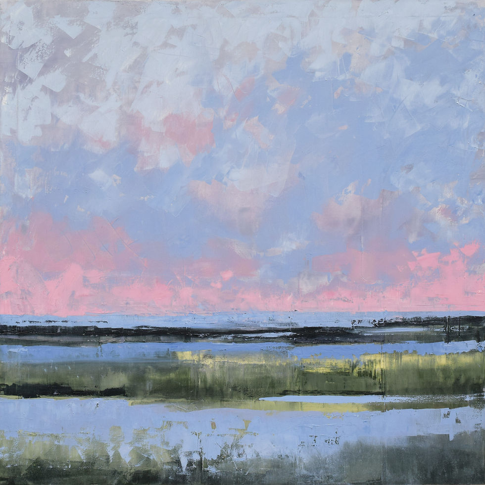 Thumbnail: Marshes at Sunset 2 -36x36