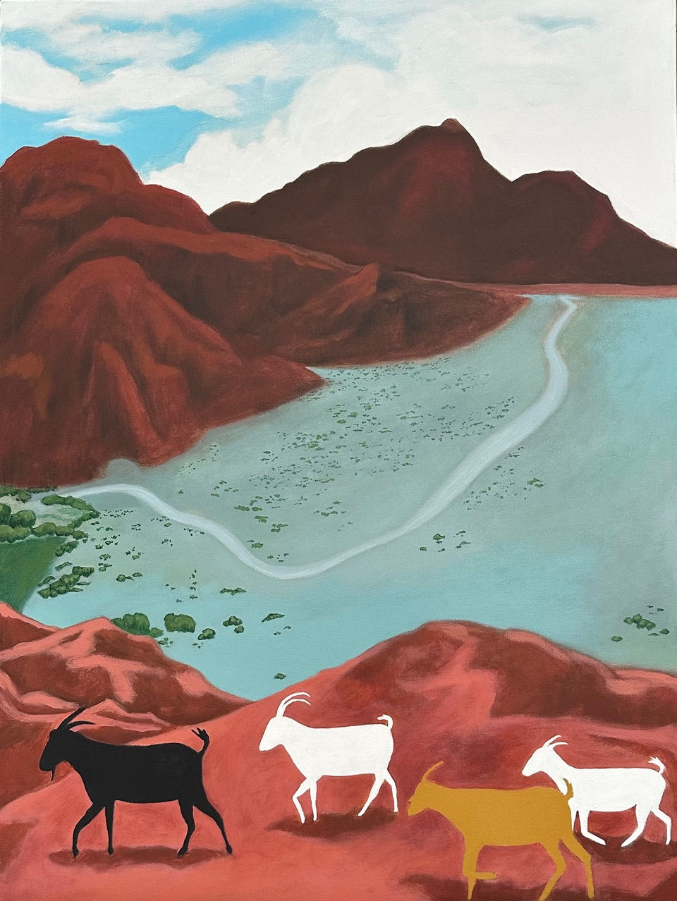 The Goat Walk  40x30