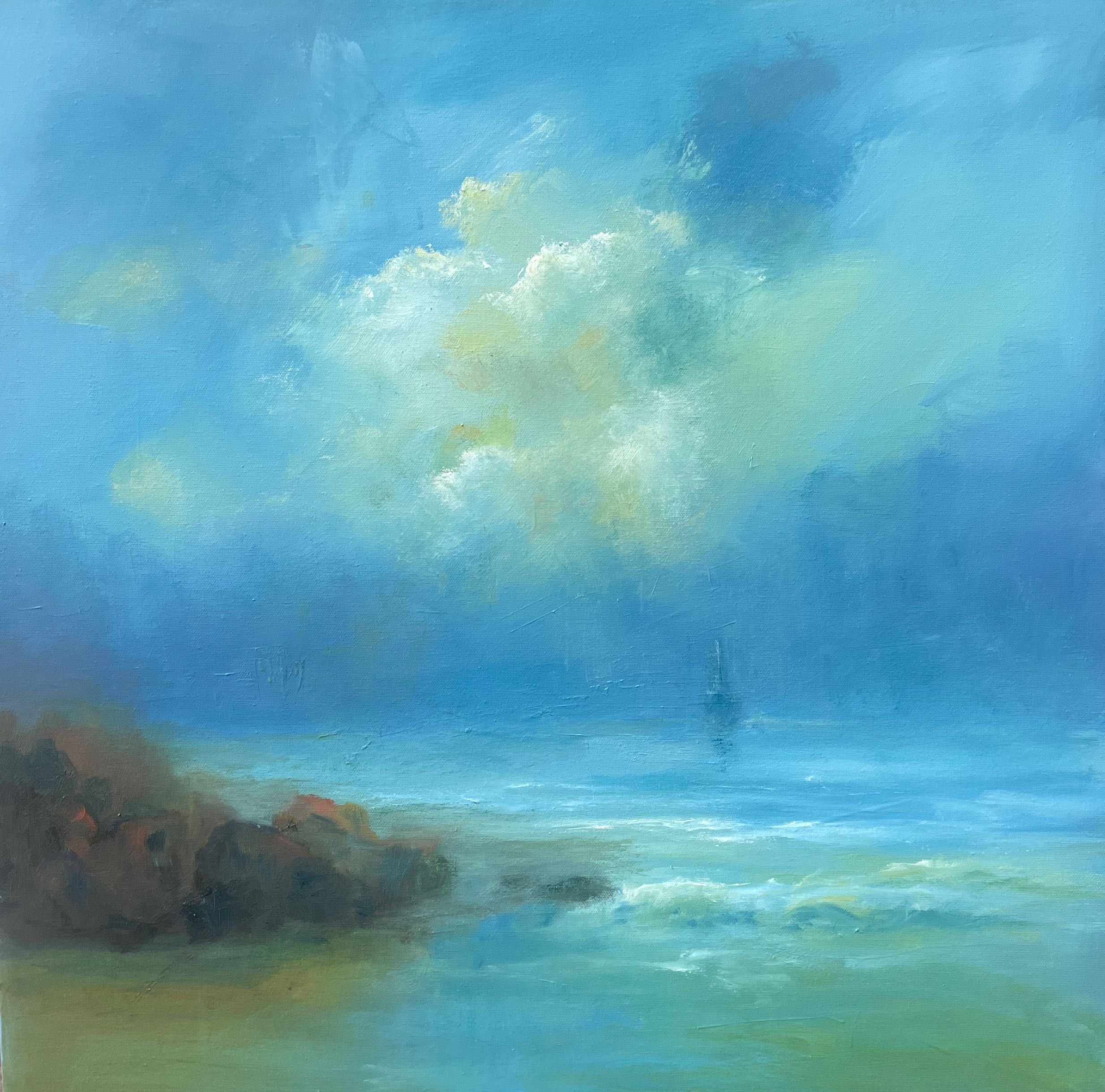 Luminous Mist Over the Horizon 24x24