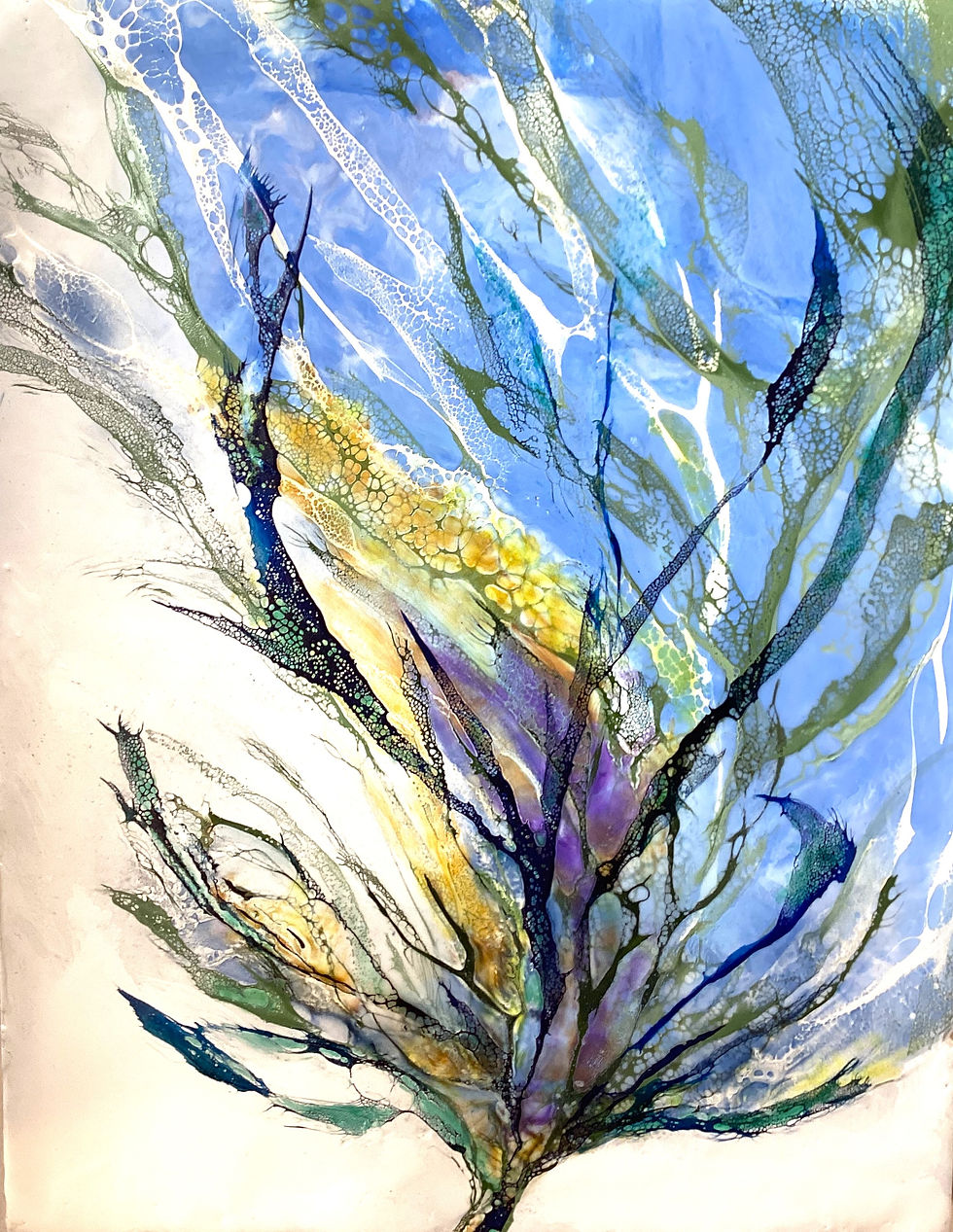 Whisper Blue  12x18
