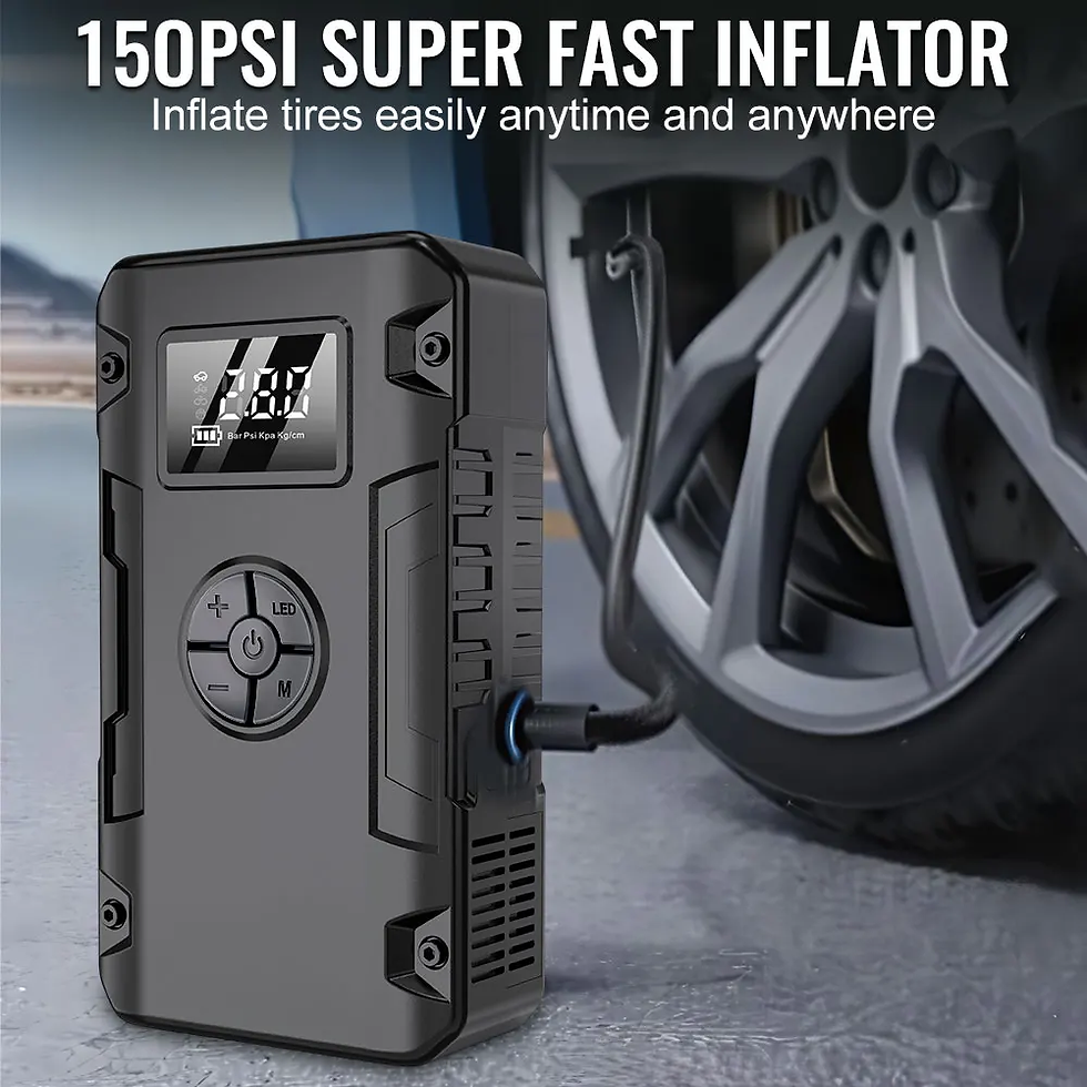 Thumbnail: Car Jump Starter Battery Start up Starting Power Repair Tools Tire Inflation Pum