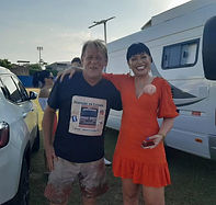 Amarildo com Milene Pavorô (SBT).JPG