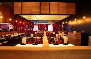 Decoração moderna para restaurante 