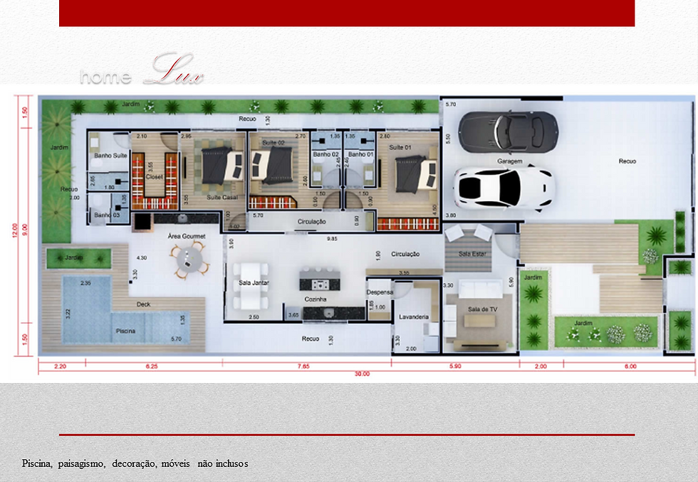 modelo casa pré fabricada com 200 metros quadrados para terreno de 360 metros quadrados 03