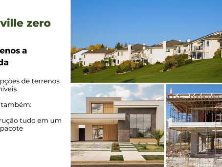 Alphaville ZERO / Terrenos á venda mais construção de casa 