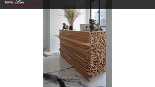 Decoração de escritório moderno com linhas curvas 