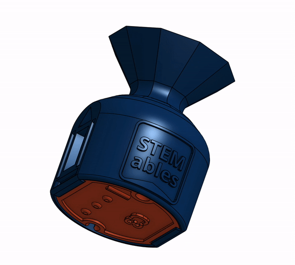 Spinning Speaker Block CAD