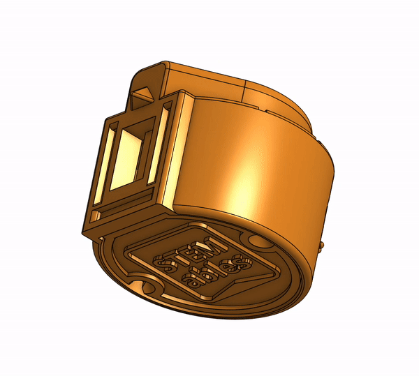 Spinning Color Block CAD
