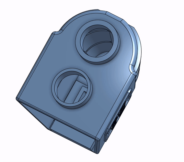 Spinning Distance Block CAD