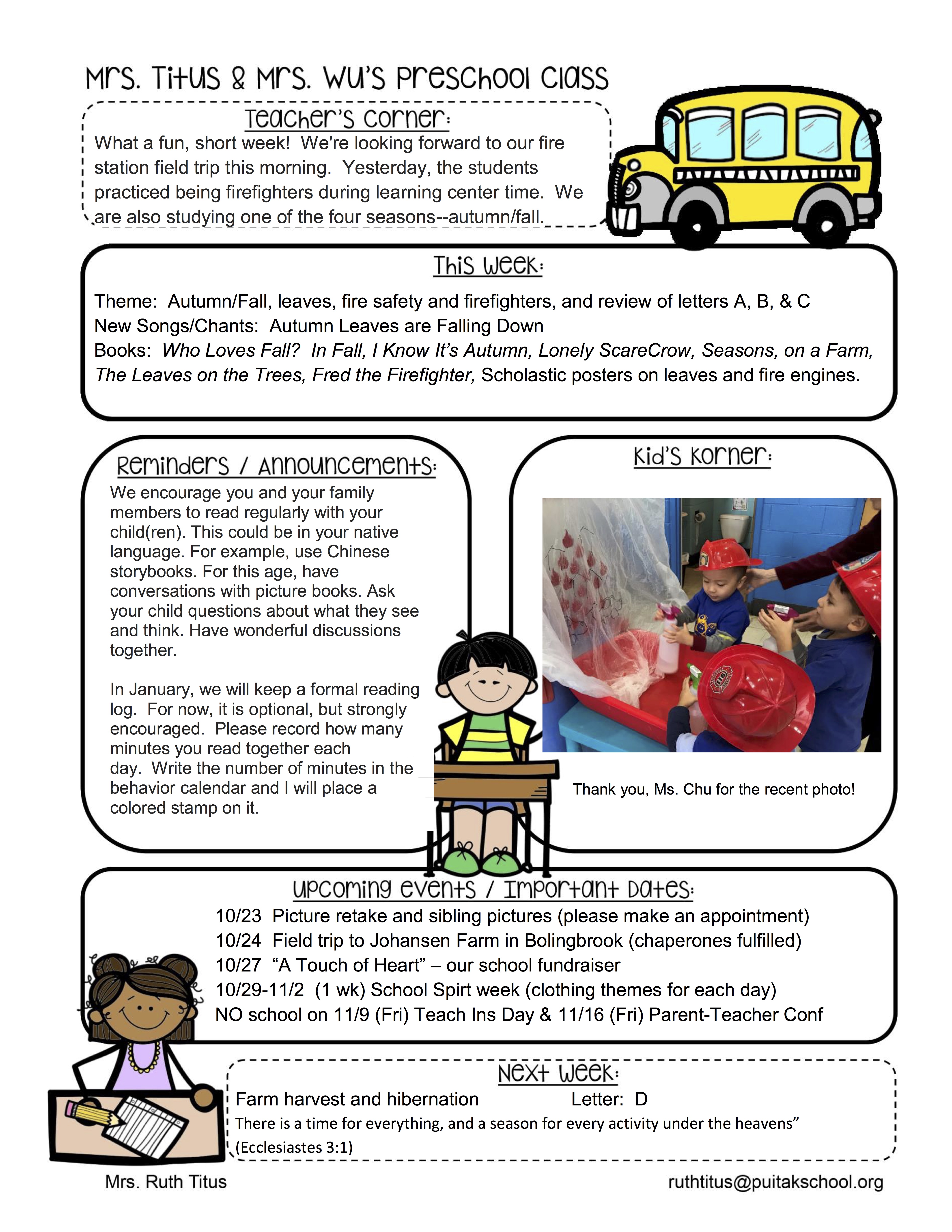 RuthNewsletter2018Octoberber2ndWeek