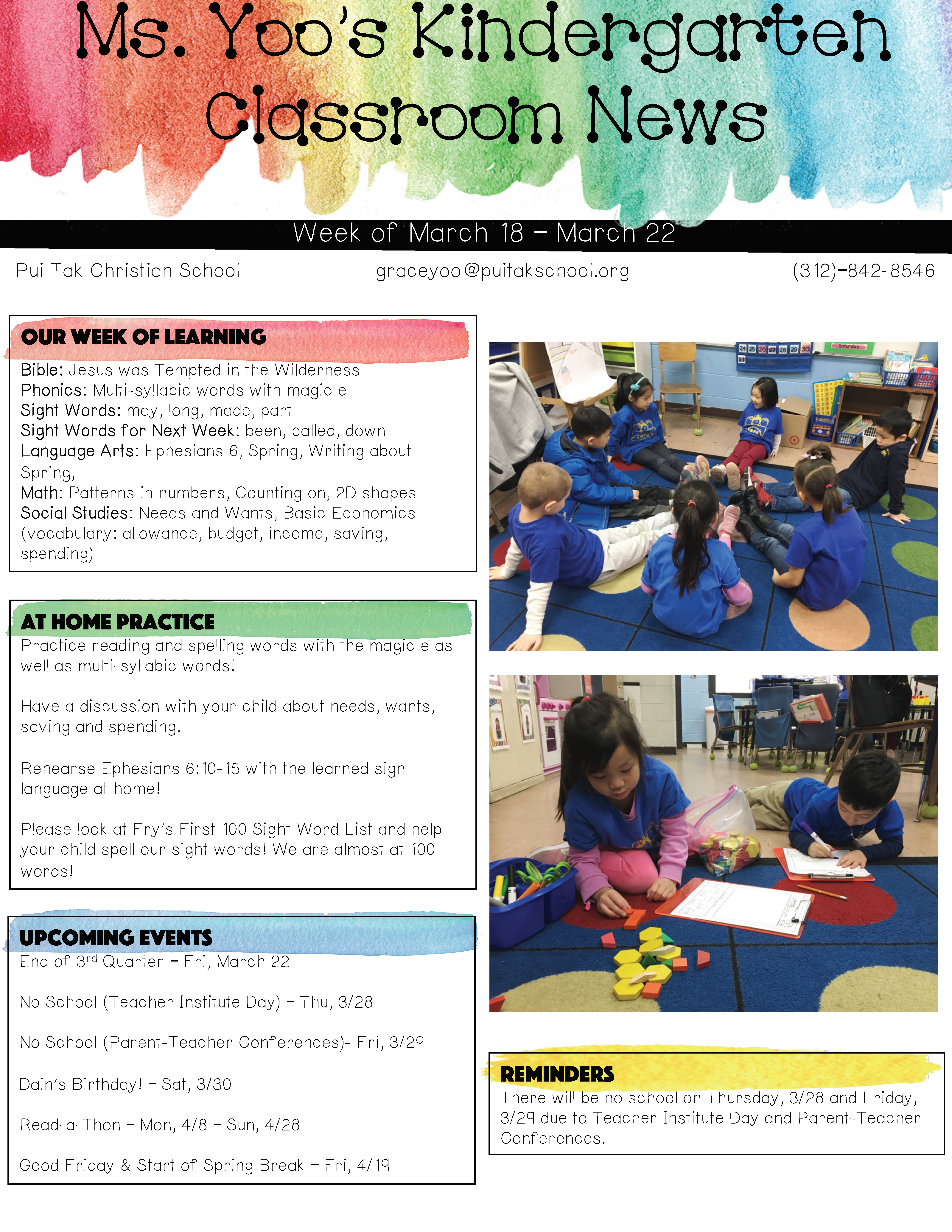 GraceNewsletter2019March3rdWeek