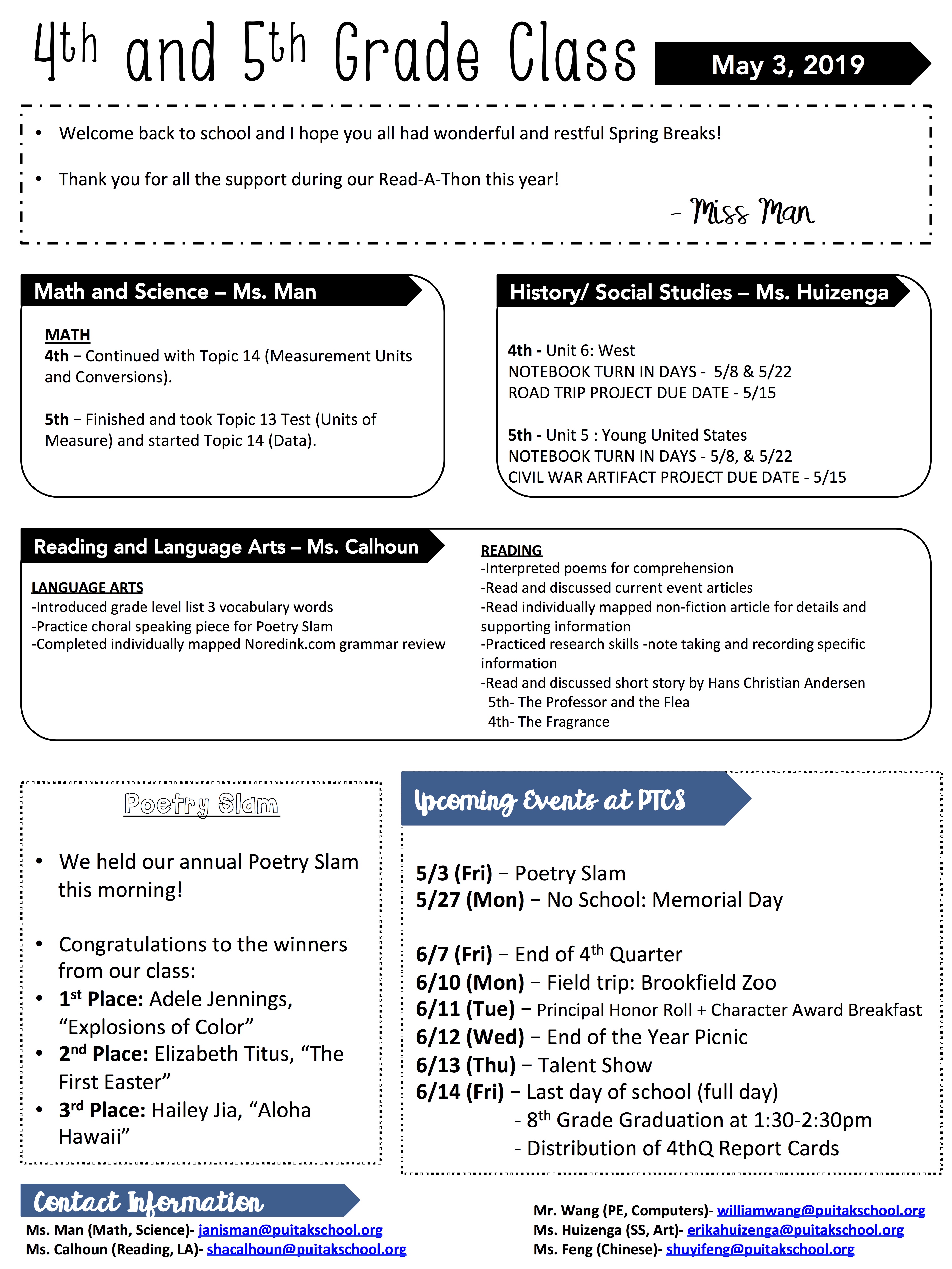 JanisNewsletter2019May1stWeek
