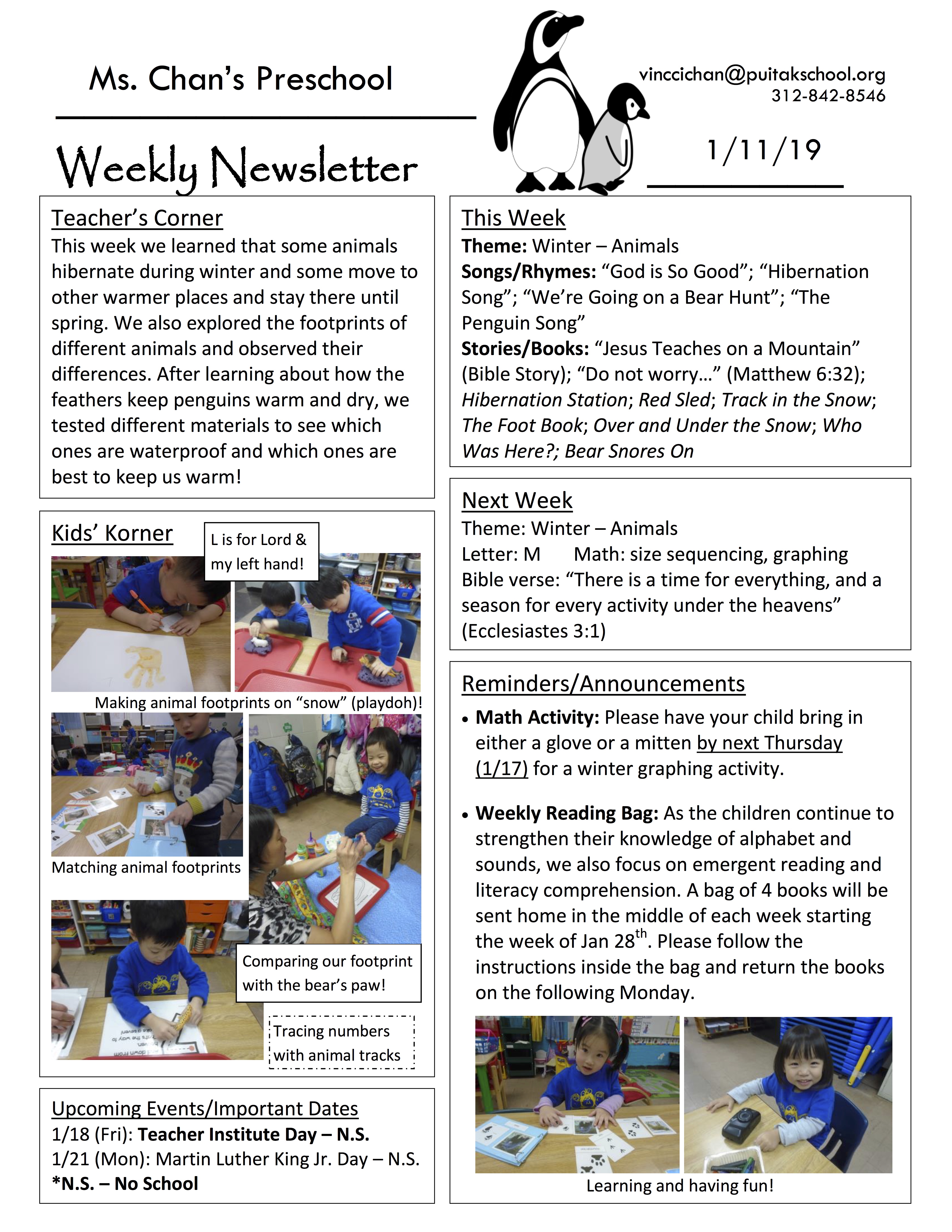 VincciNewsletter2019January2ndWeek.