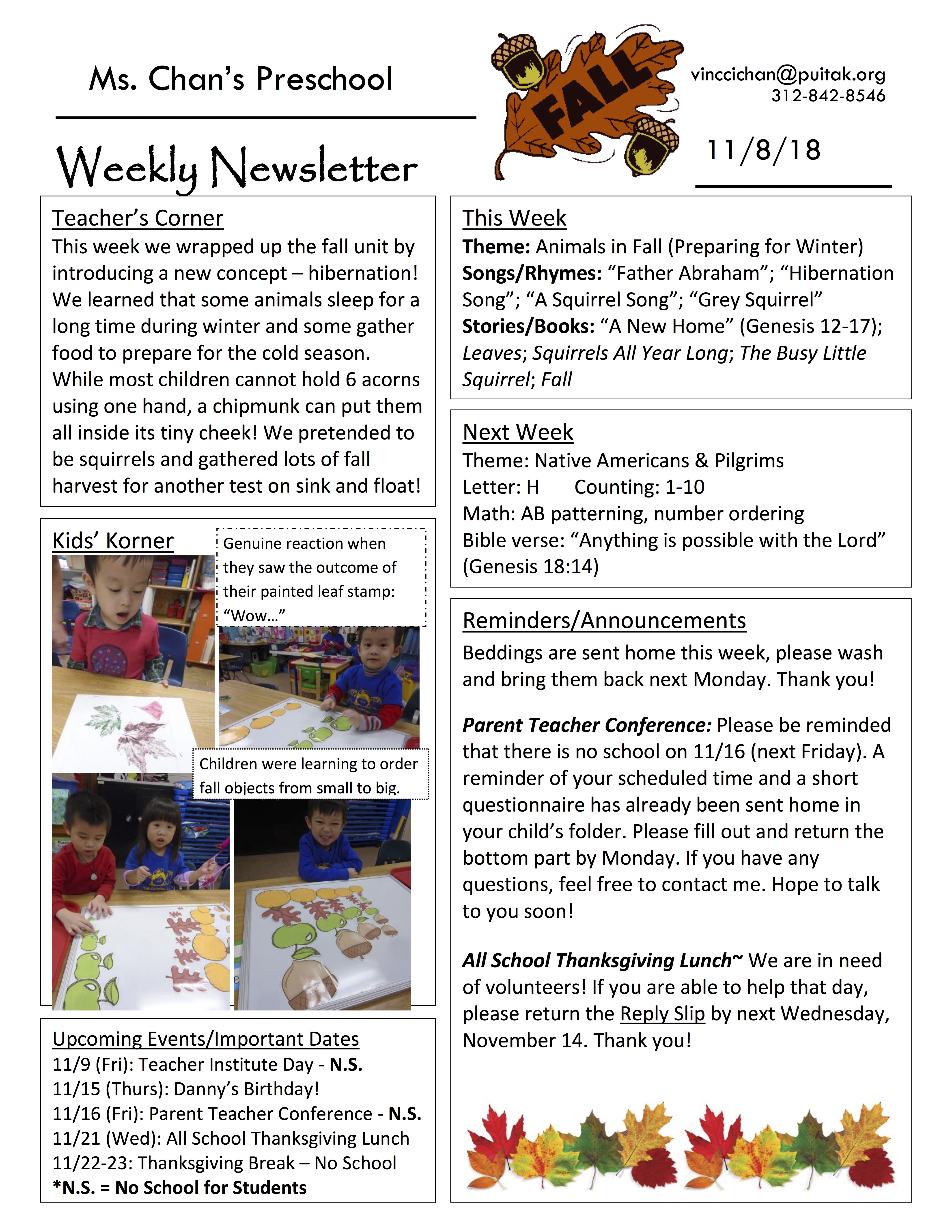 VincciNewsletter2018November2ndWeek