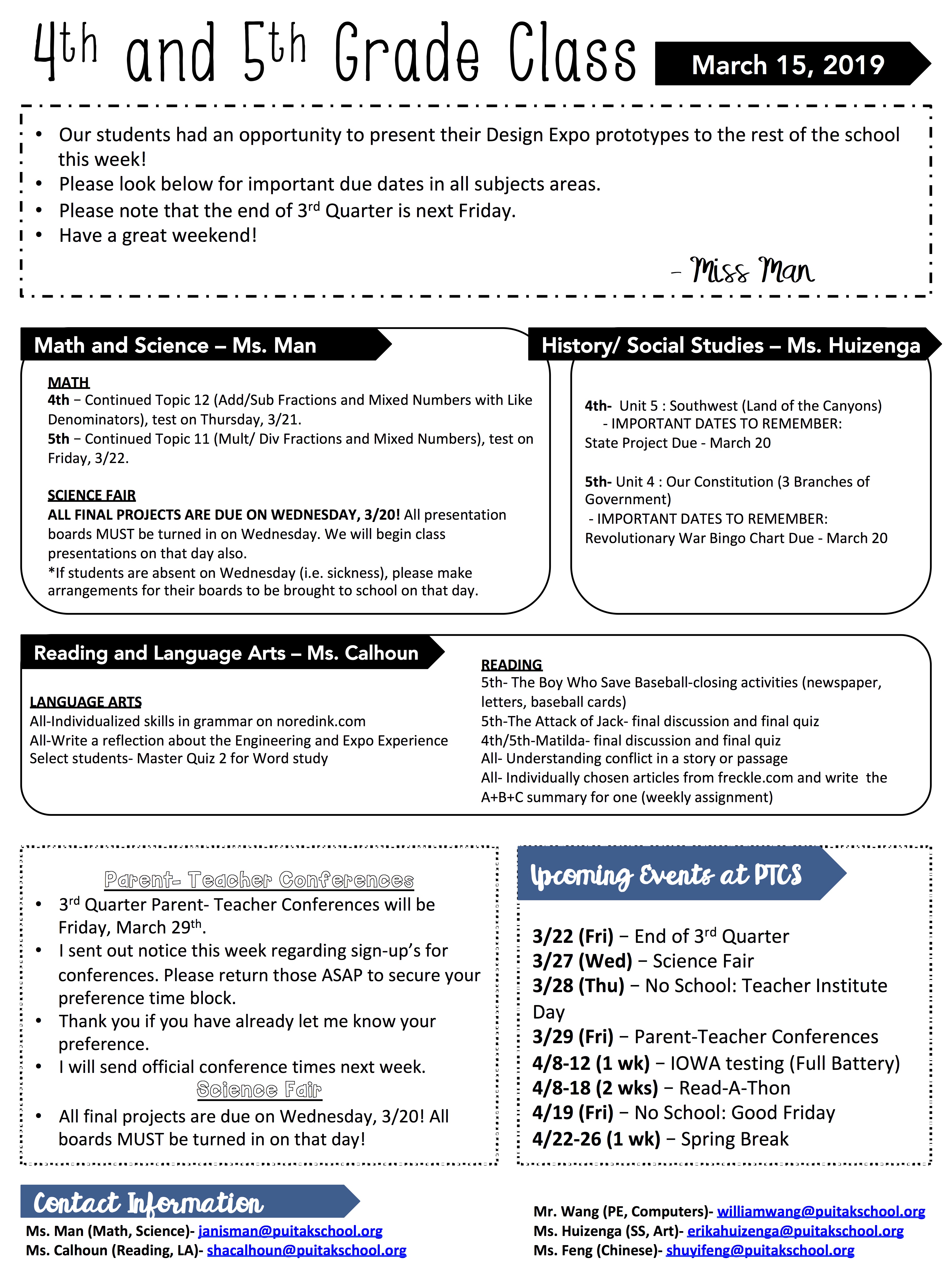 JanisNewsletter2019March3rdWeek