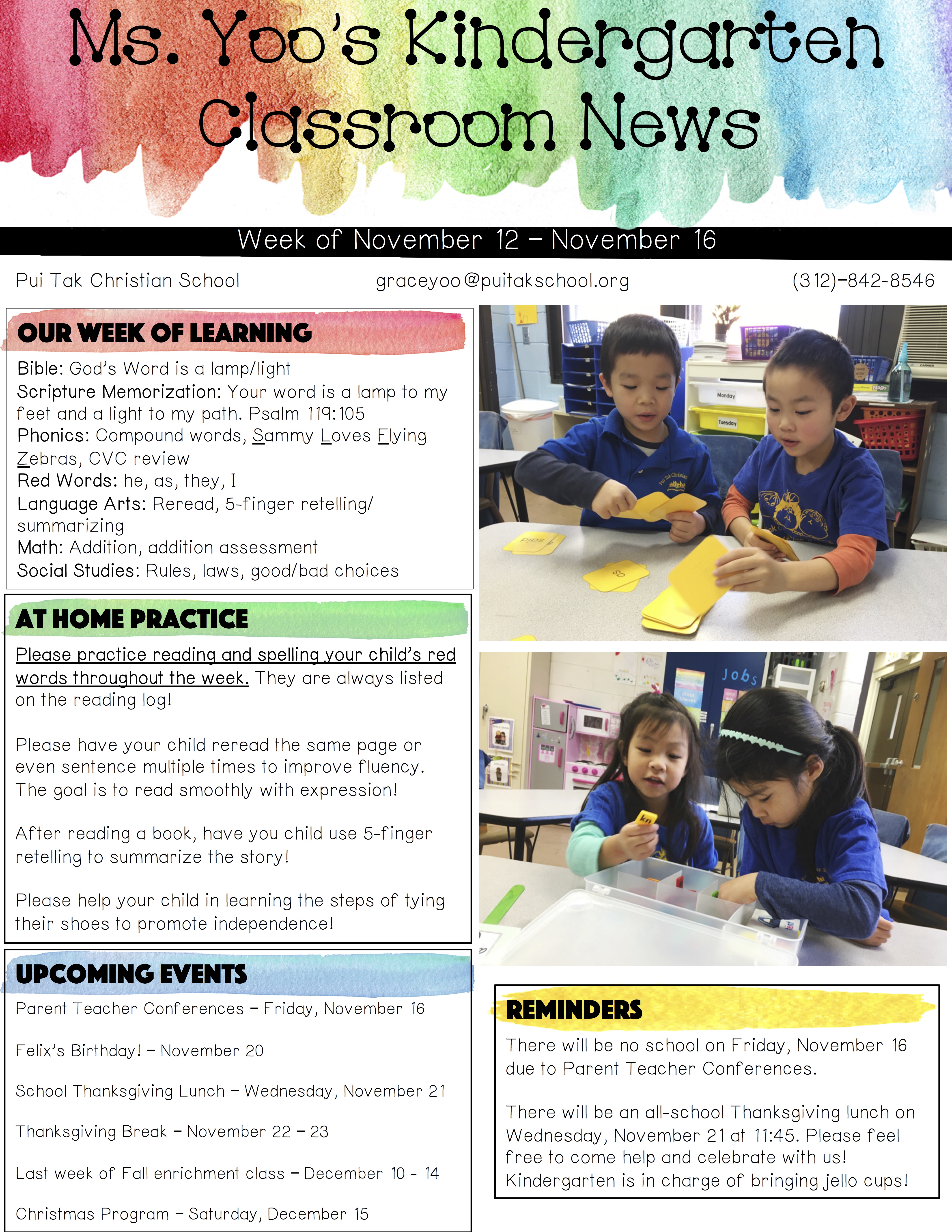GraceNewsletter2018November3rdWeek