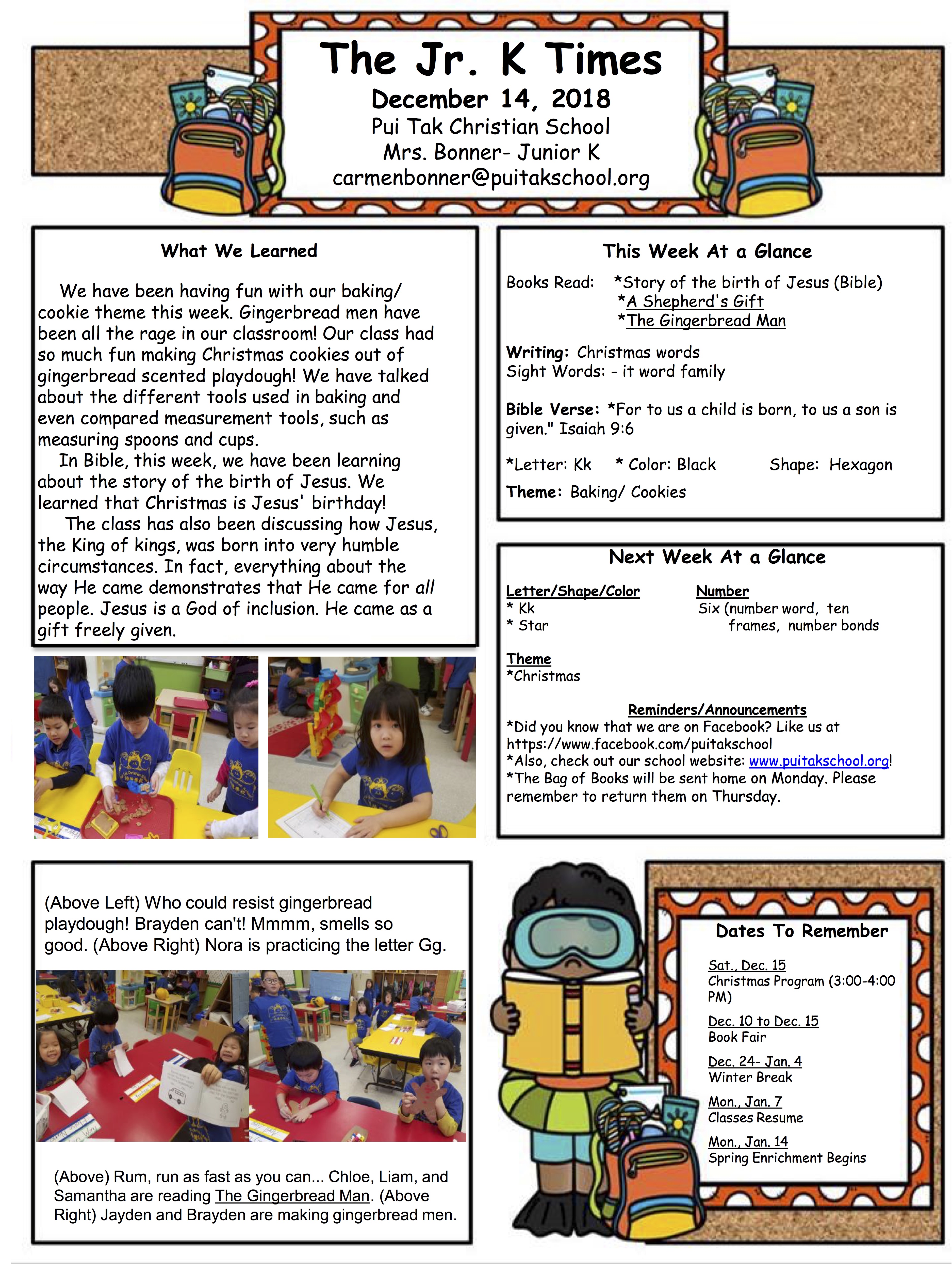 CarmenNewsletter2018December2ndWeek