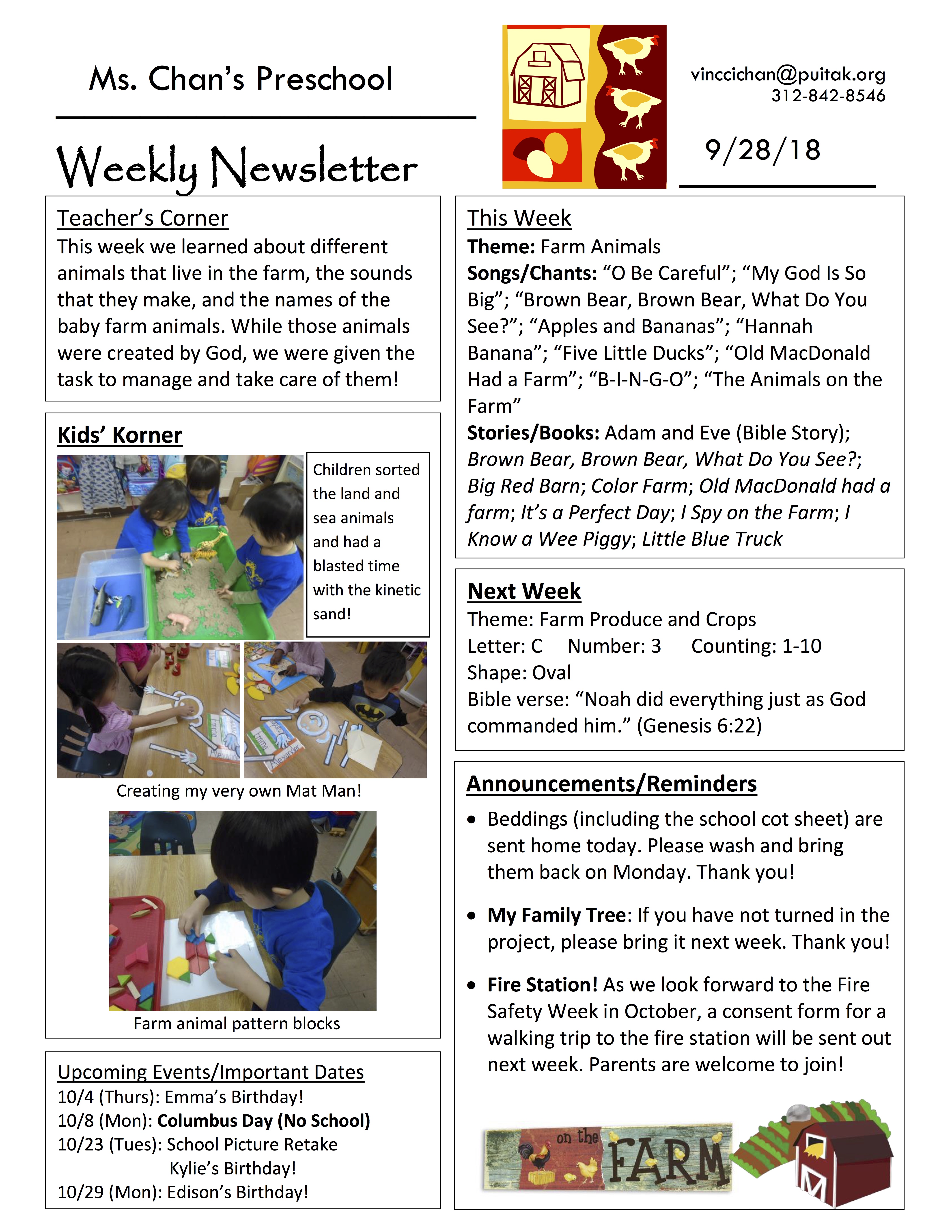 VincciNewsletter2018September4thWeek