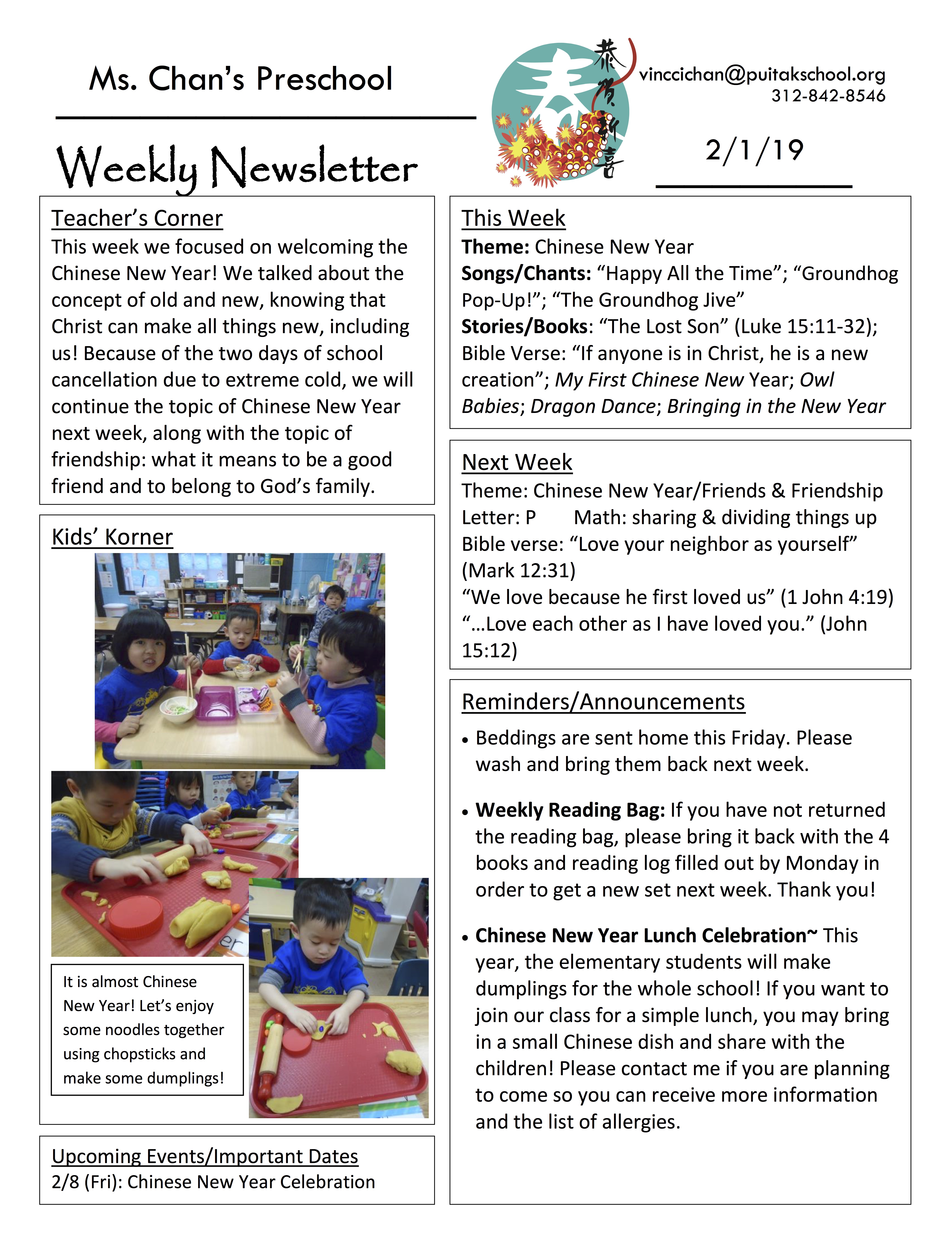 VincciNewsletter2019February1stWeek