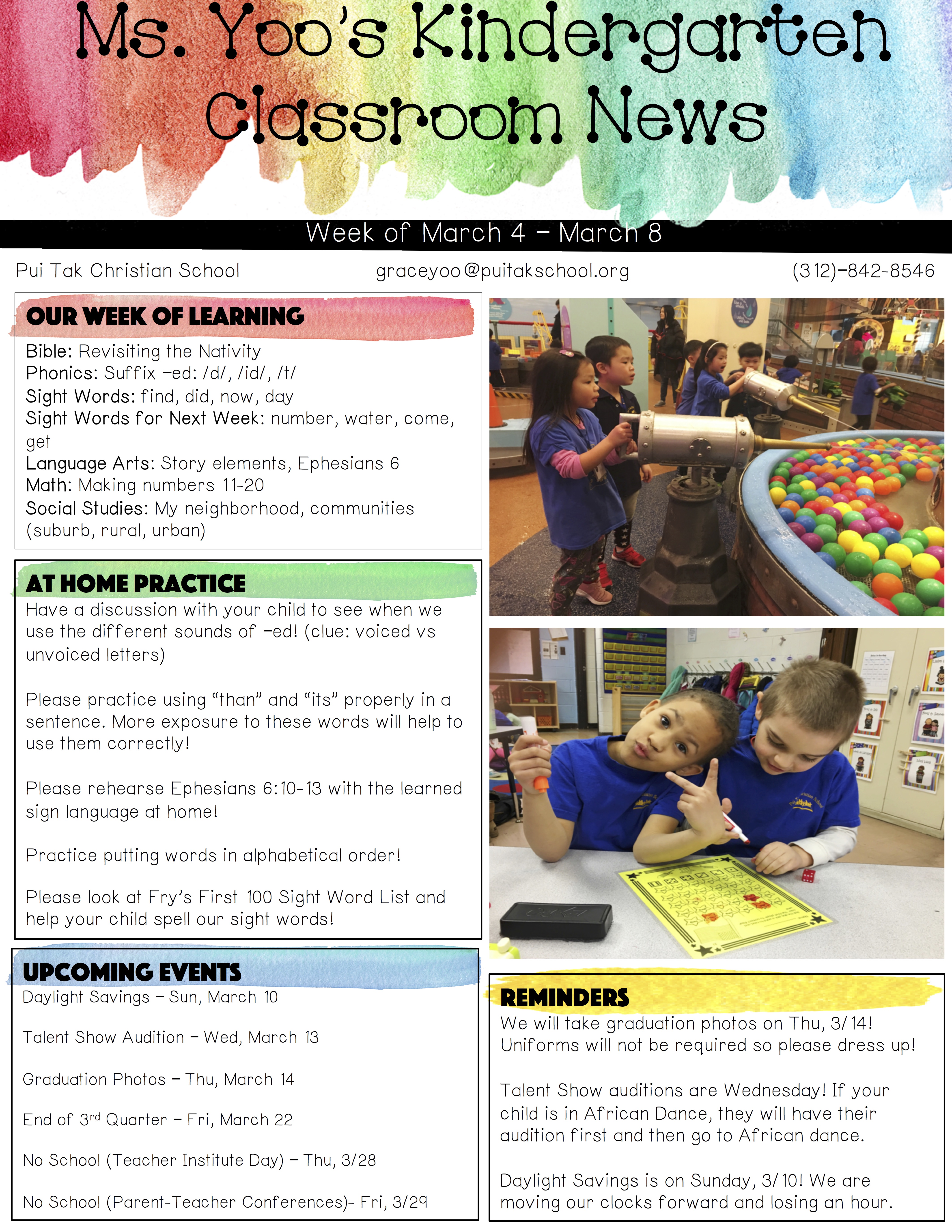 GraceNewsletter2019March1stWeek