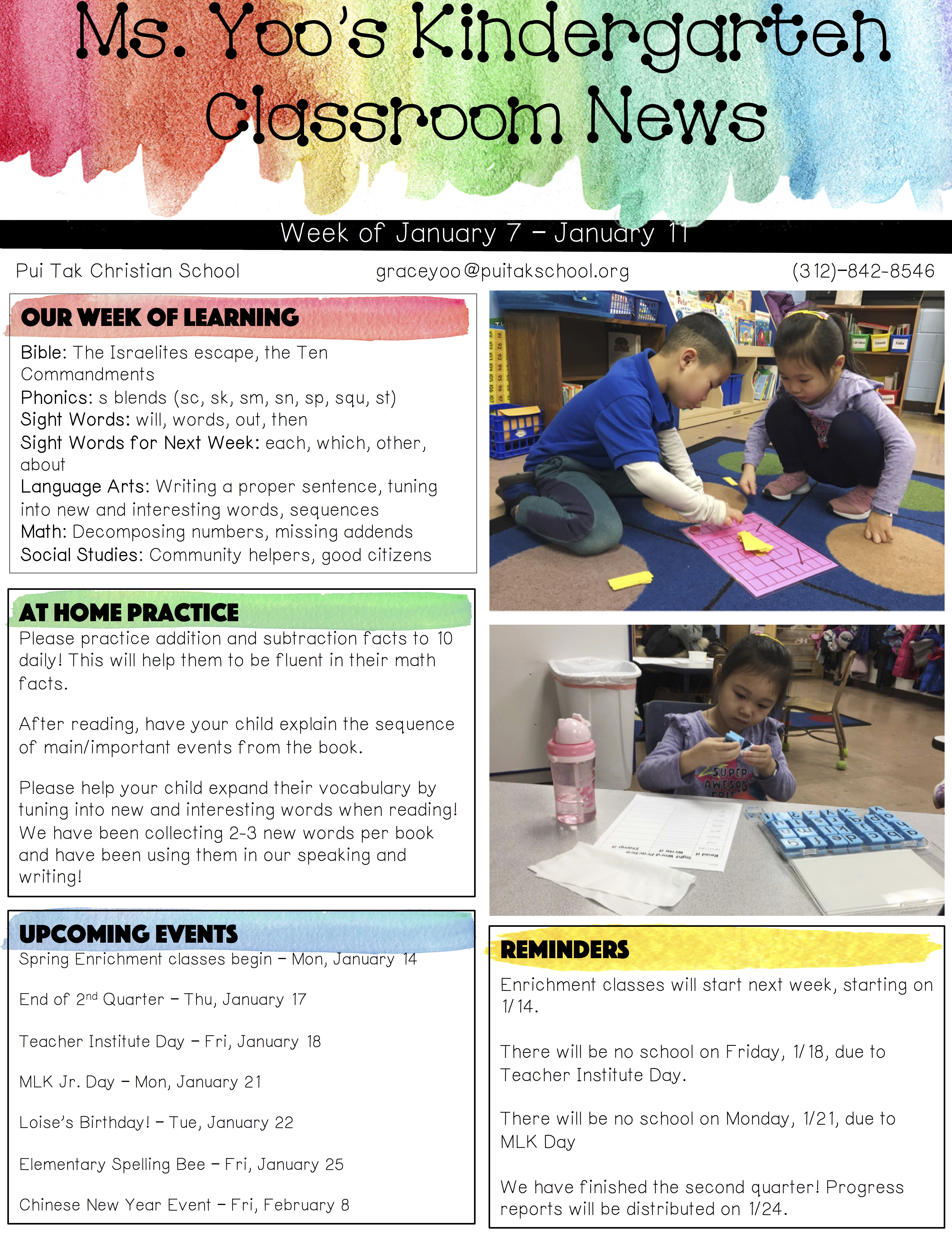 GraceNewsletter2019January1stWeek