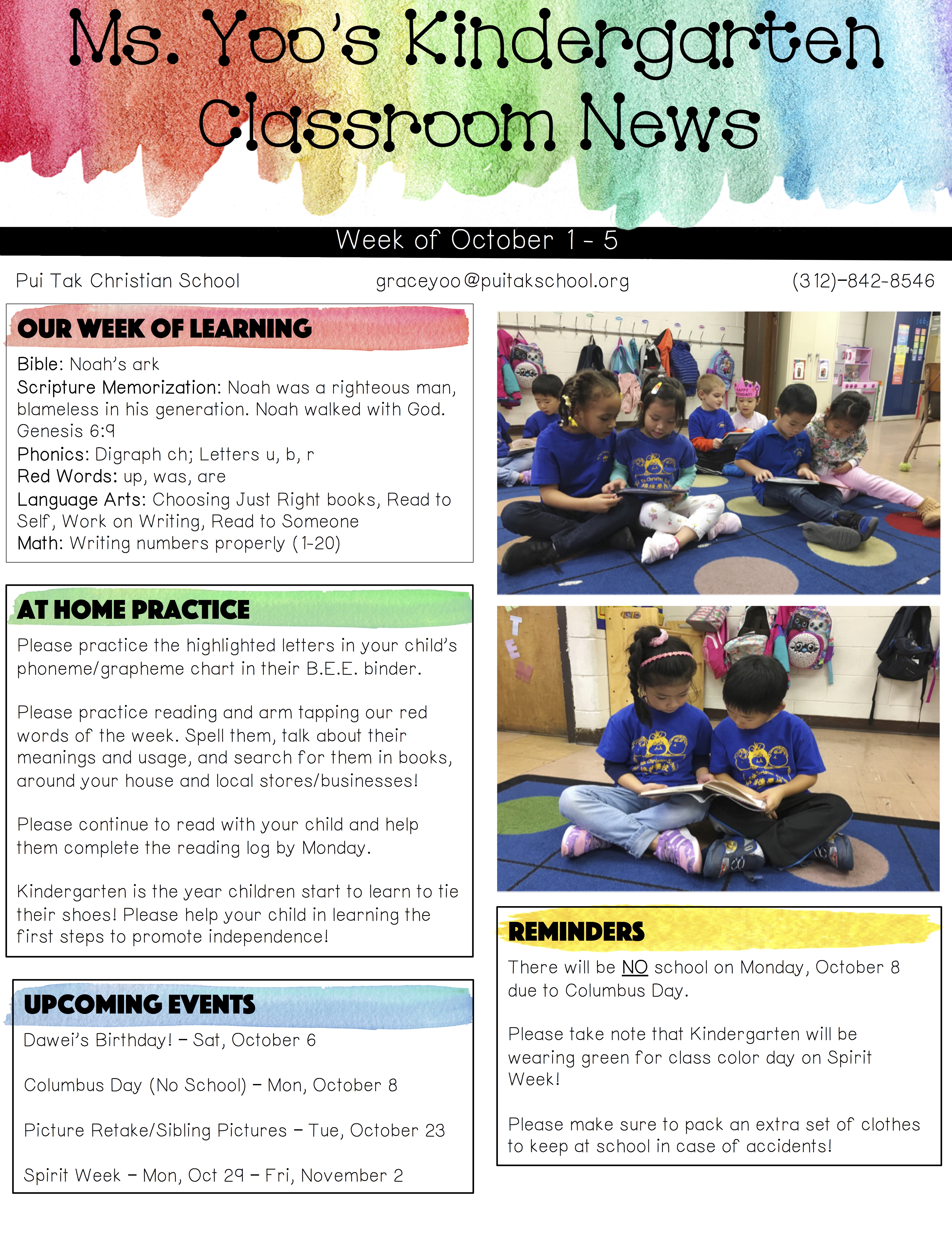 GraceNewsletter2018October1stWeek