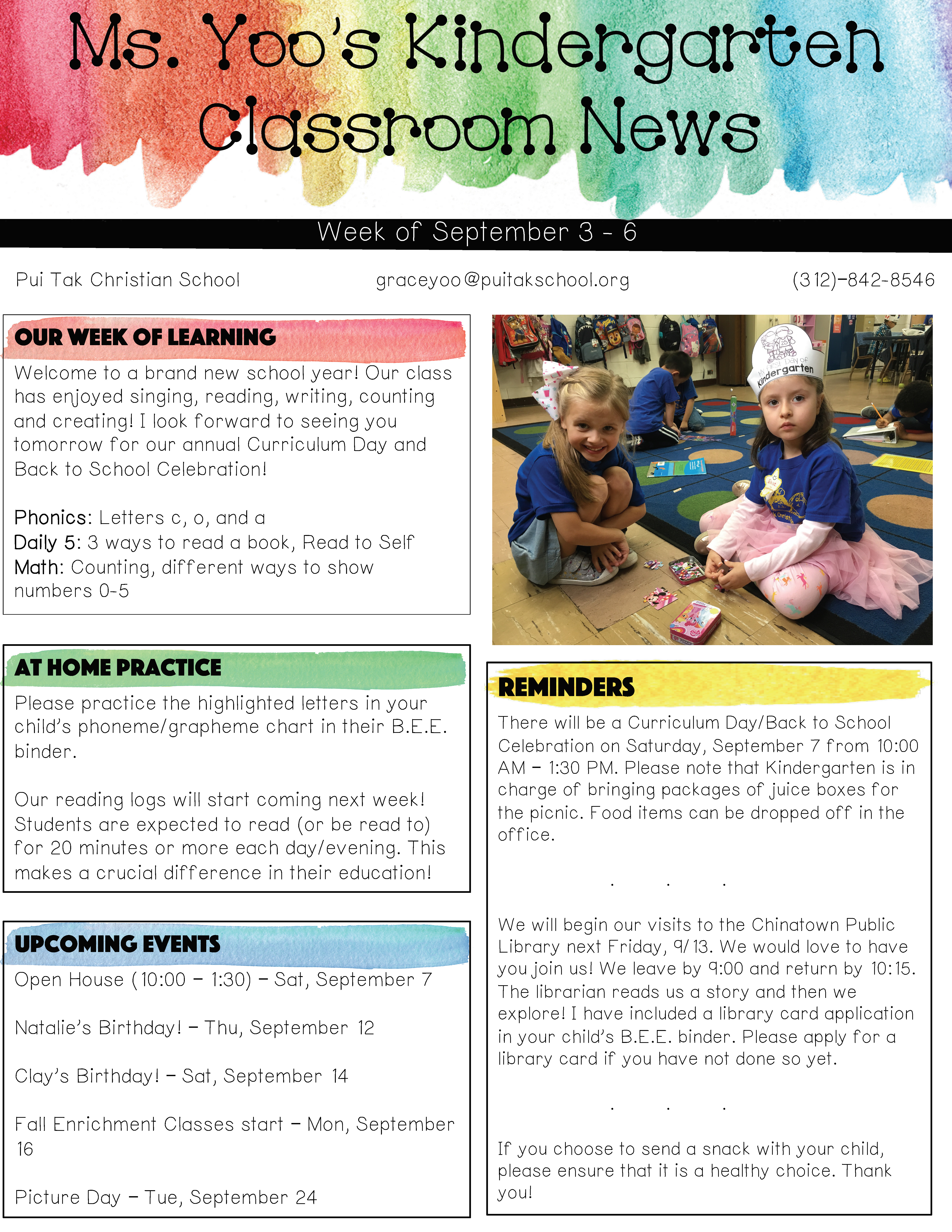 GraceNewsletter2019September1stWeek