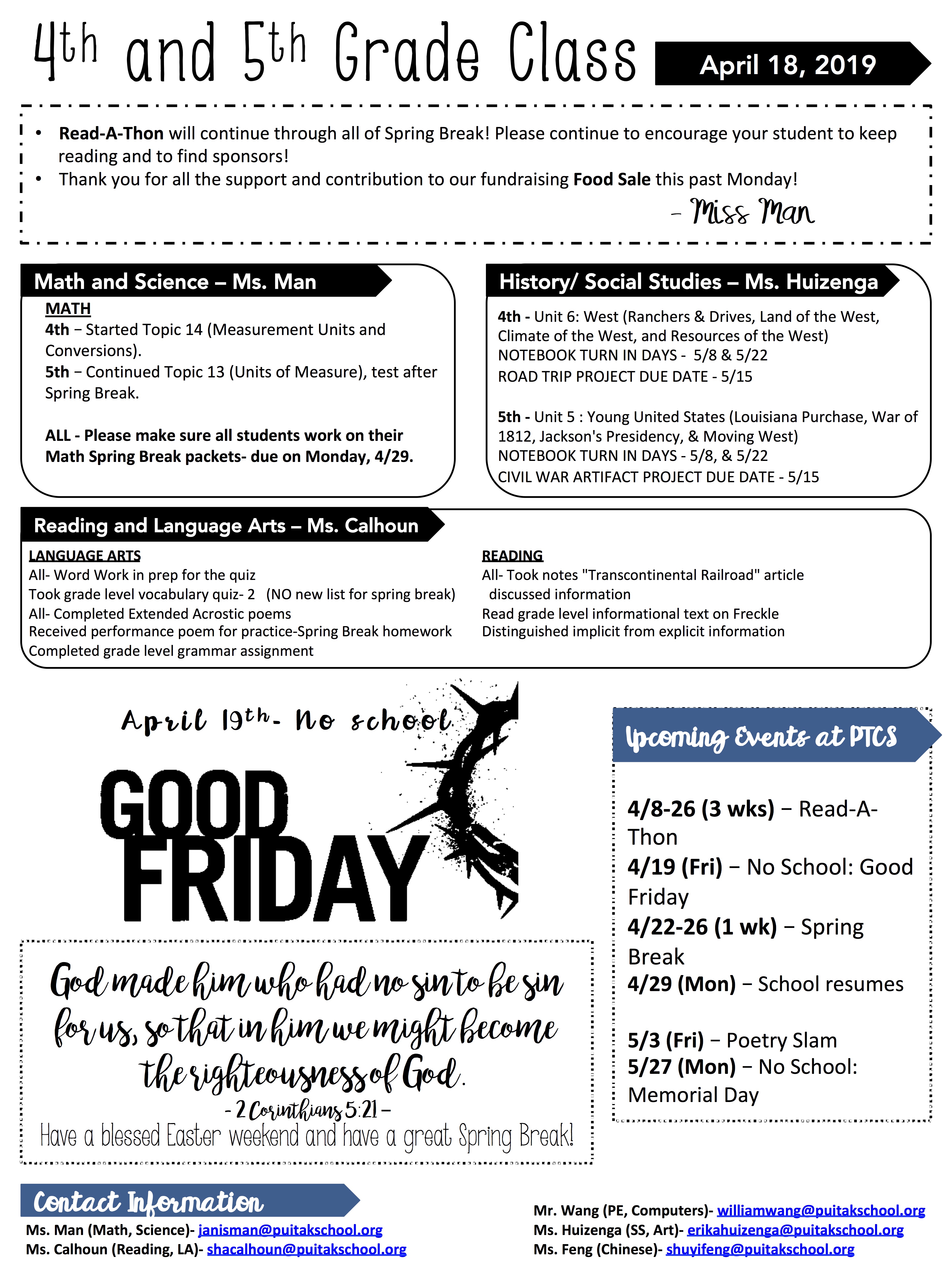 JanisNewsletter2019April3rdWeek