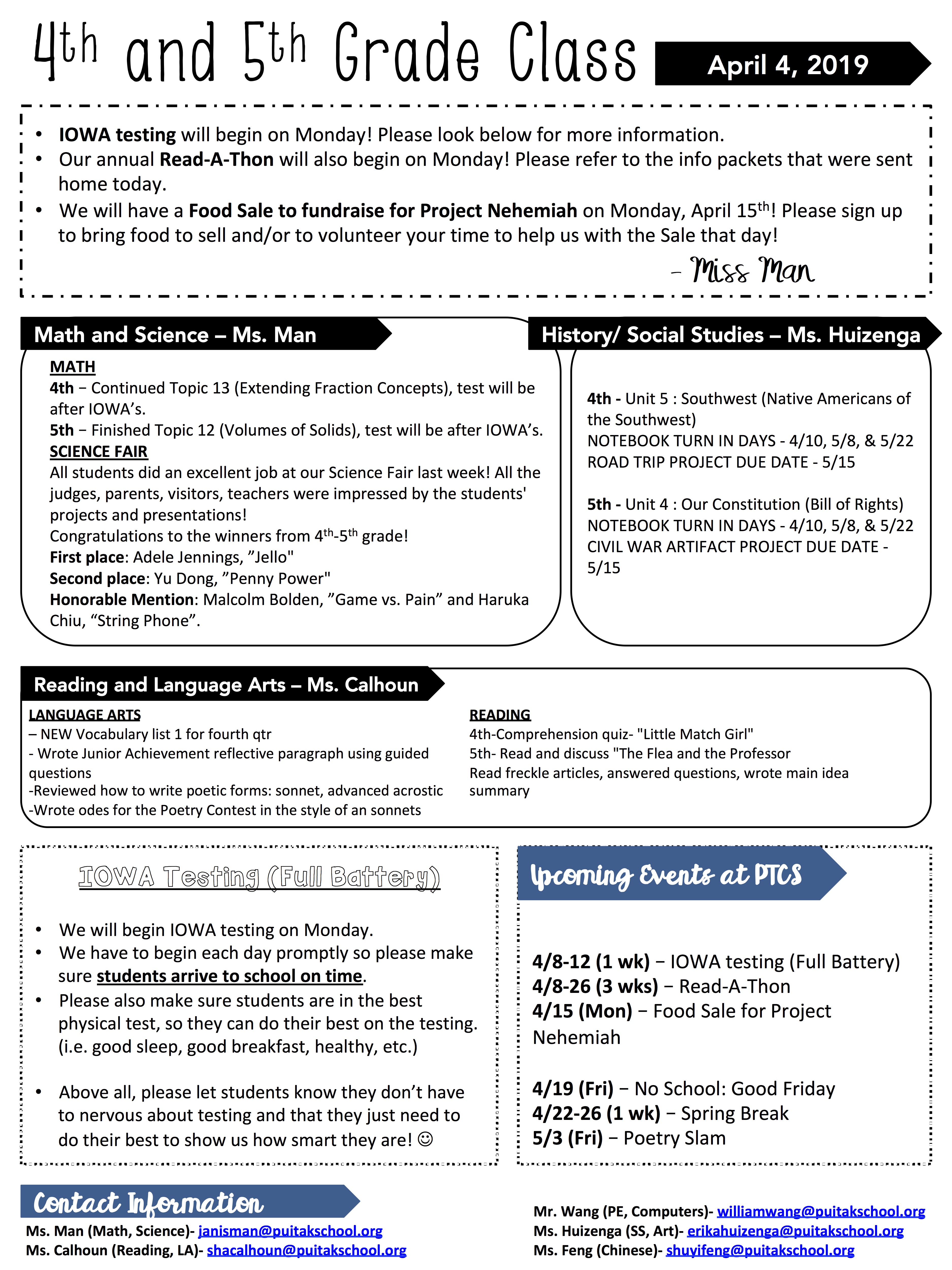 JanisNewsletter2019April1stWeek