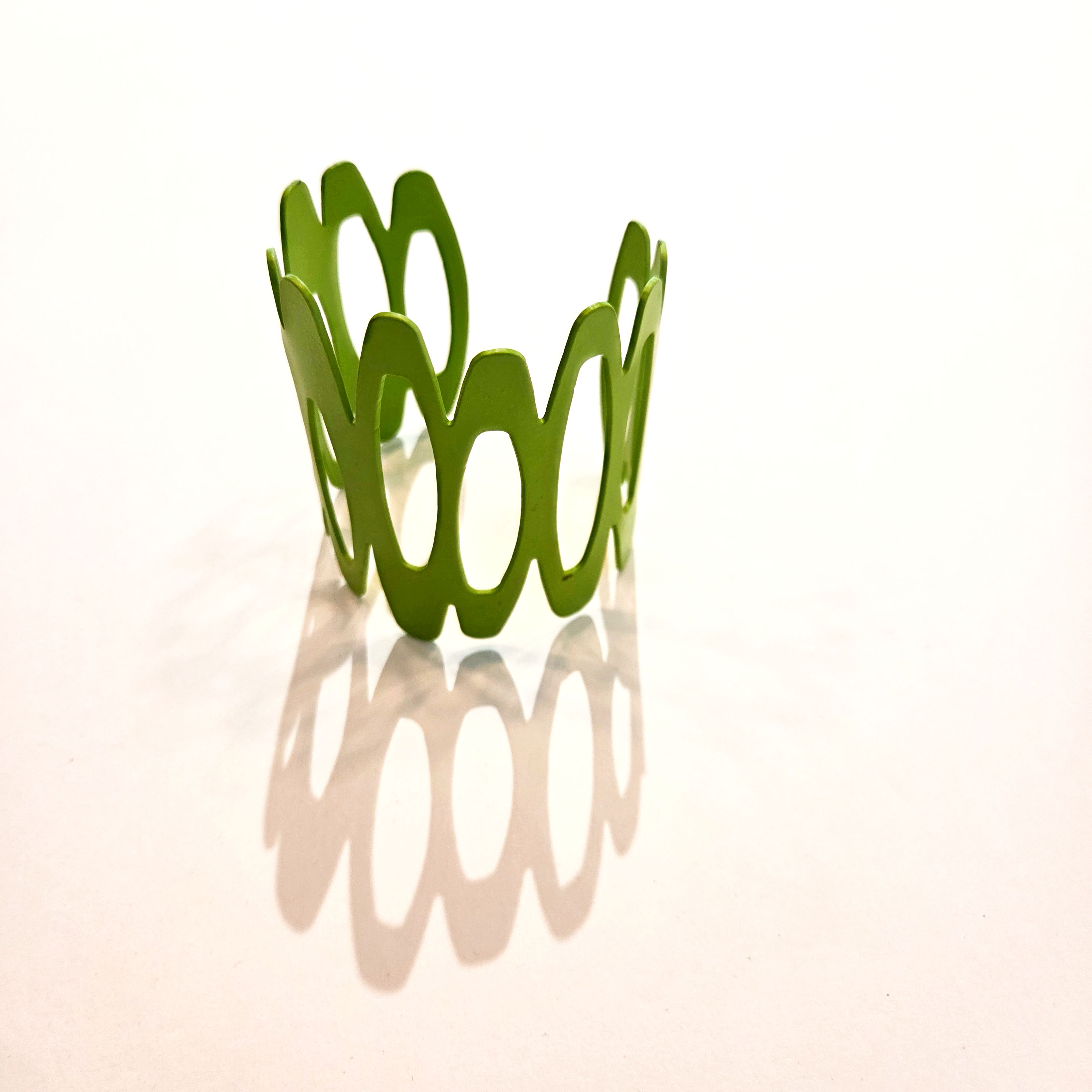 Circles Lime Cuff (Melissa Stiles)