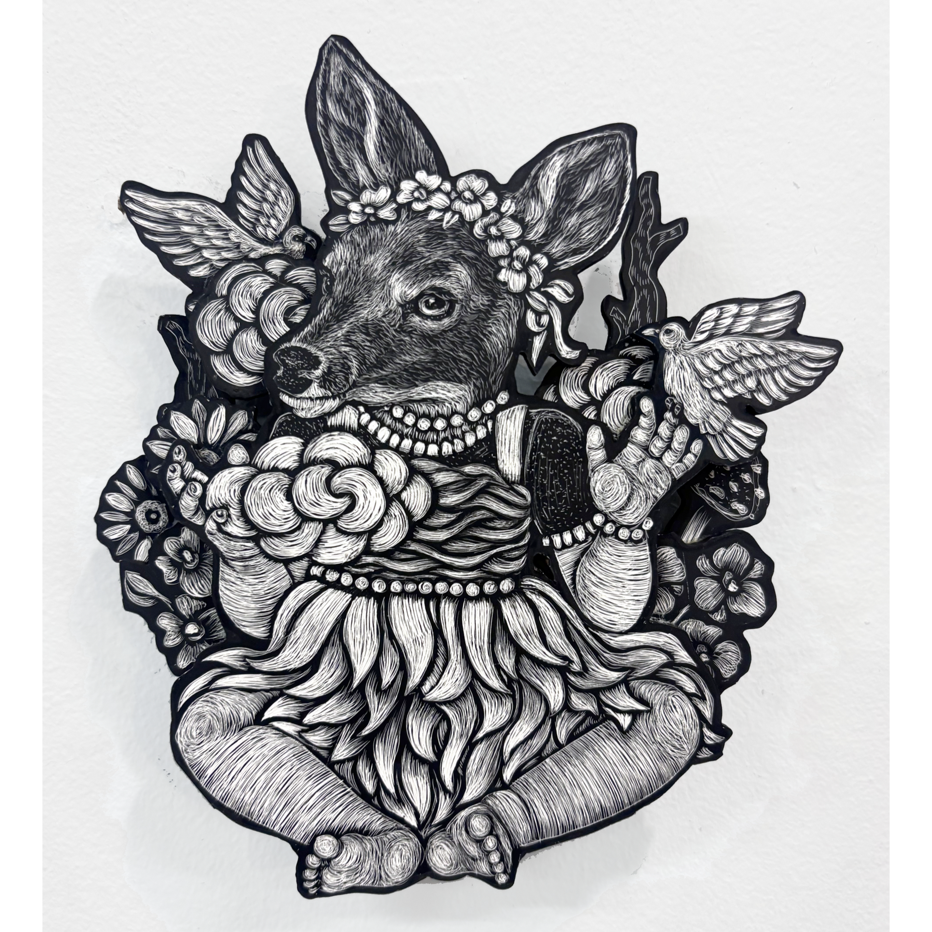 Spirited Deer (Andrea Hooge)