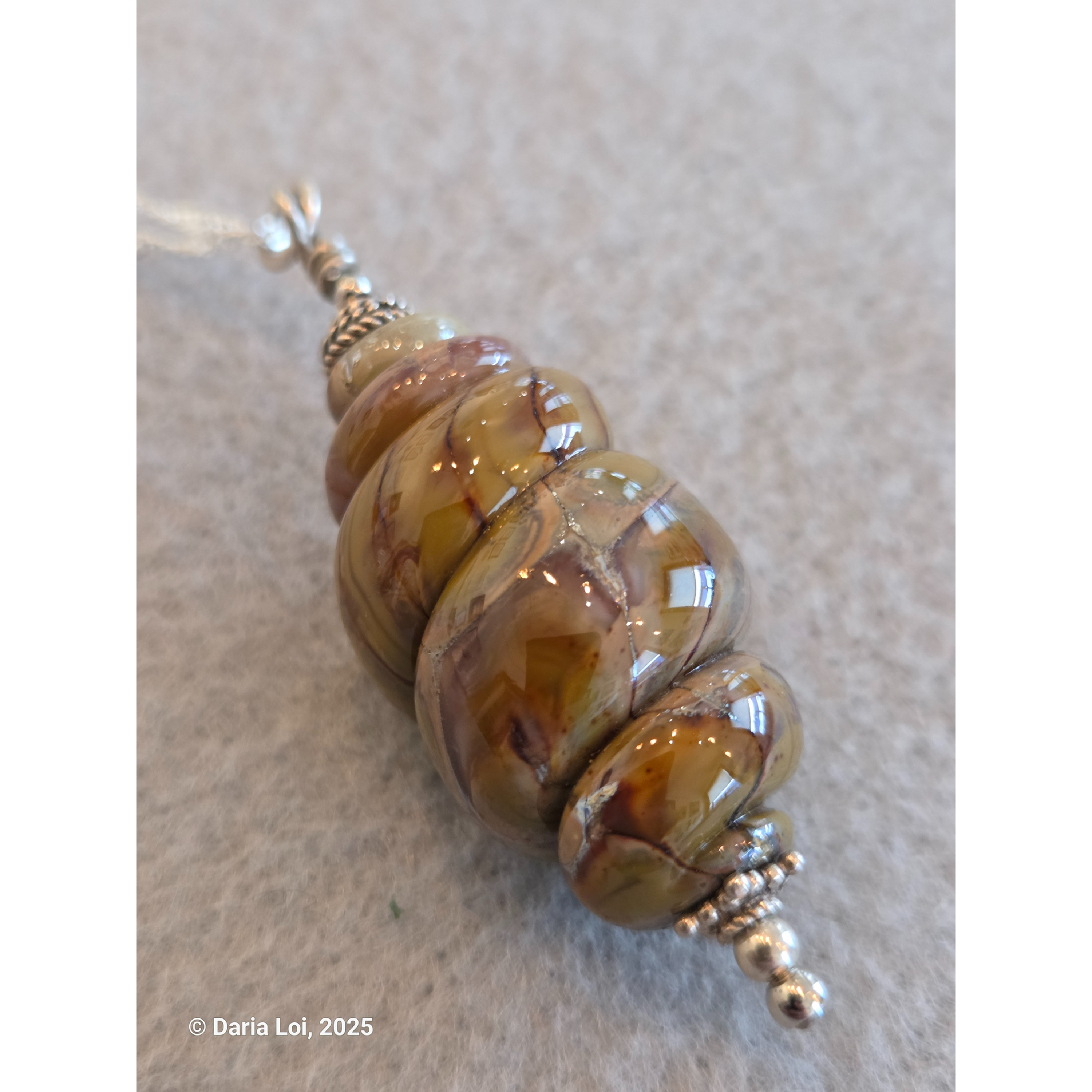 Glass Twirl with Sterling (Leslie McMillan)