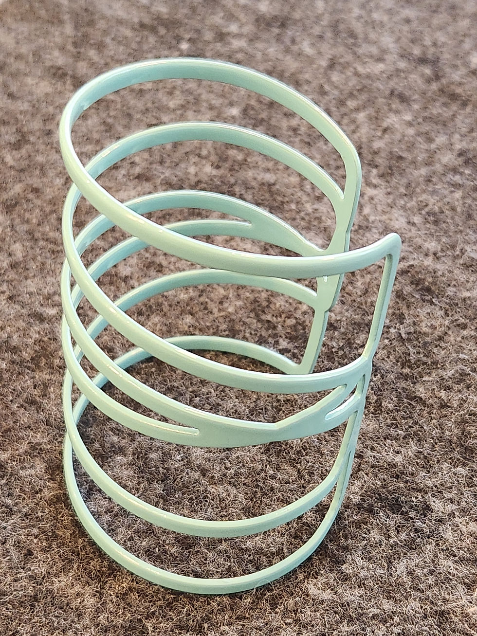 Thumbnail: Light blue tall cuff (Melissa Stiles)