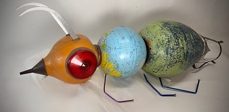 "Giant Red Eye and Globe Bee" by Stephanie Brockway