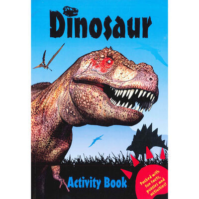 Dinosaur Activity Book: Blue