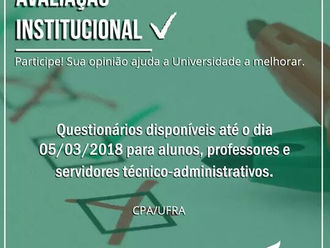 COMISSÃO PRÓPRIA DE AVALIAÇÃO (CPA) DA UFRA REALIZA AVALIAÇÃO INSTITUCIONAL