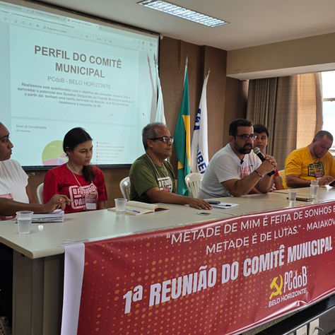 PCdoB Belo Horizonte instala nova direção e traça rota estratégica para 2026