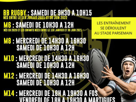 ECOLE DE RUGBY 2025-2026