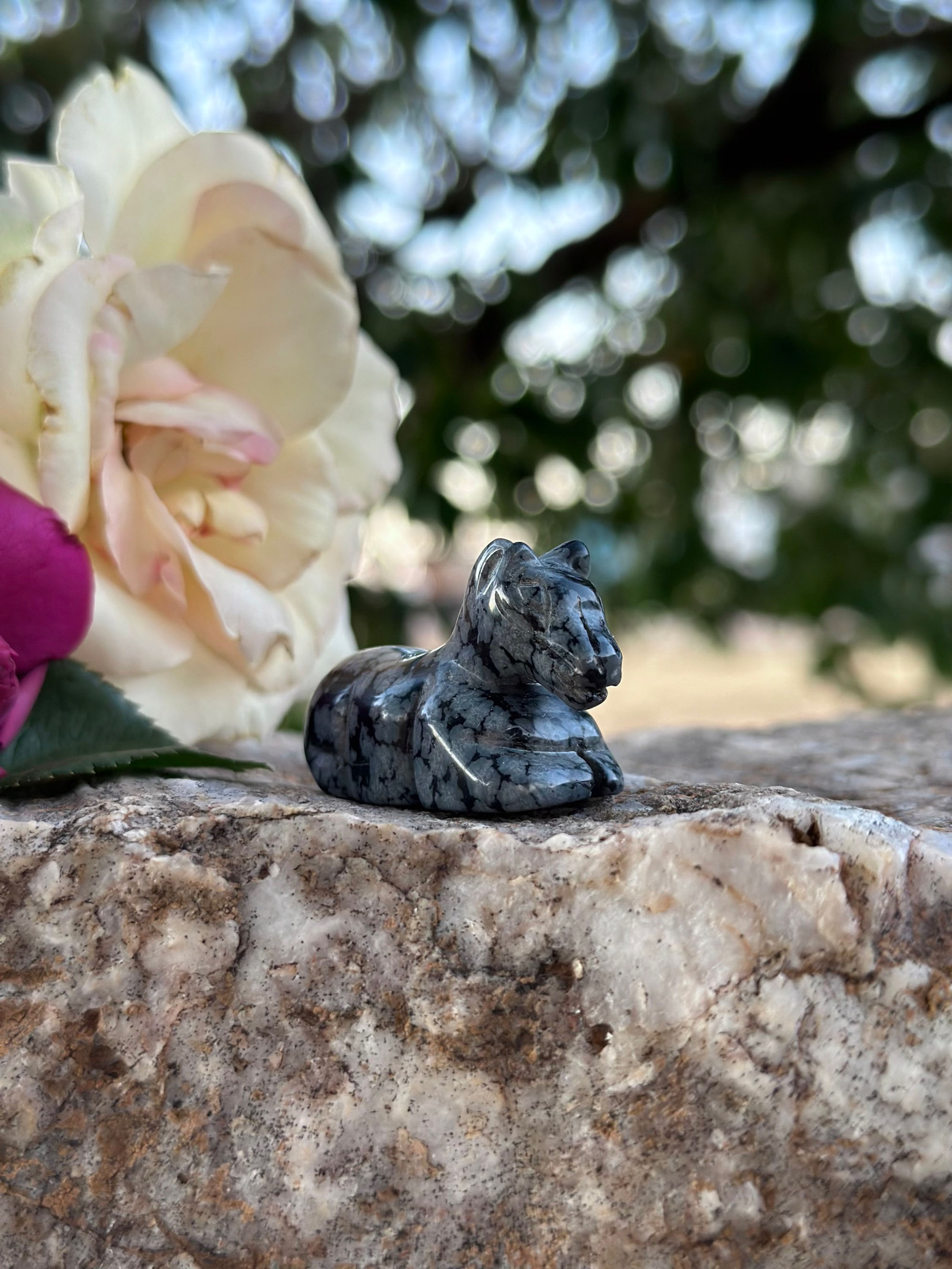 Snowflake Obsidian Horse 