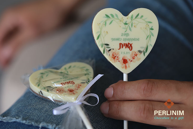 תמונה ממוזערת: 50 לולי לב על מקל לבת מצווה