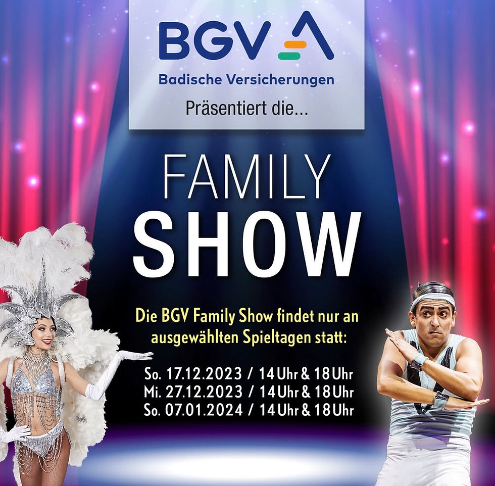 Family Shows (Quelle Instagram Seite Winter Varieté Heidelberg)