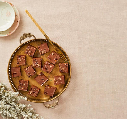 טראפלס שוקולד טחינה פקאן