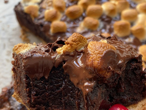 בראוניז סמורס (ביסקוויט מרשמלו חמאת בוטנים)