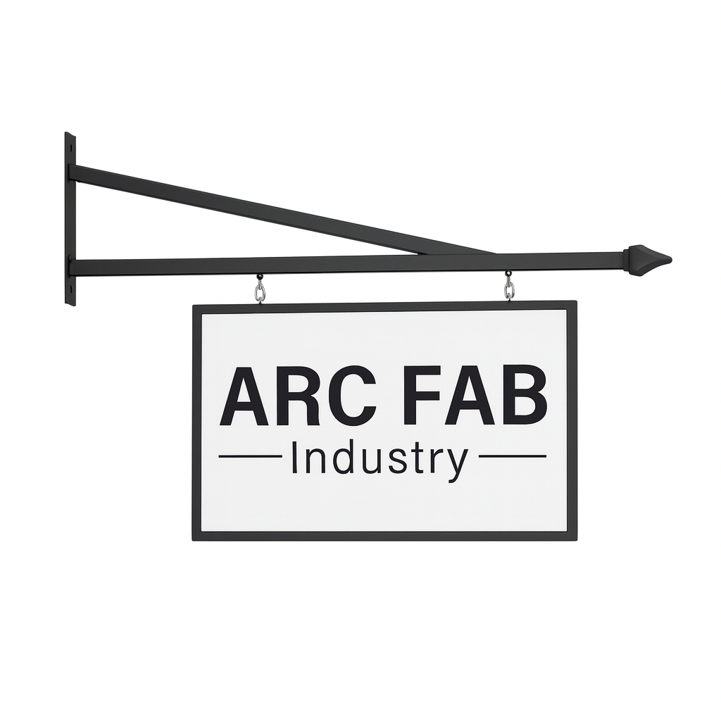 Decorative angle blade sign bracket