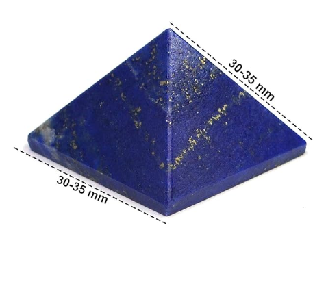 Thumbnail: Lapis Pyramid Natural Crystal Stone