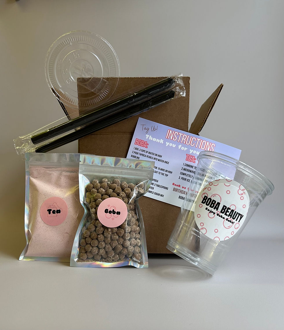 Strawberry Boba Box